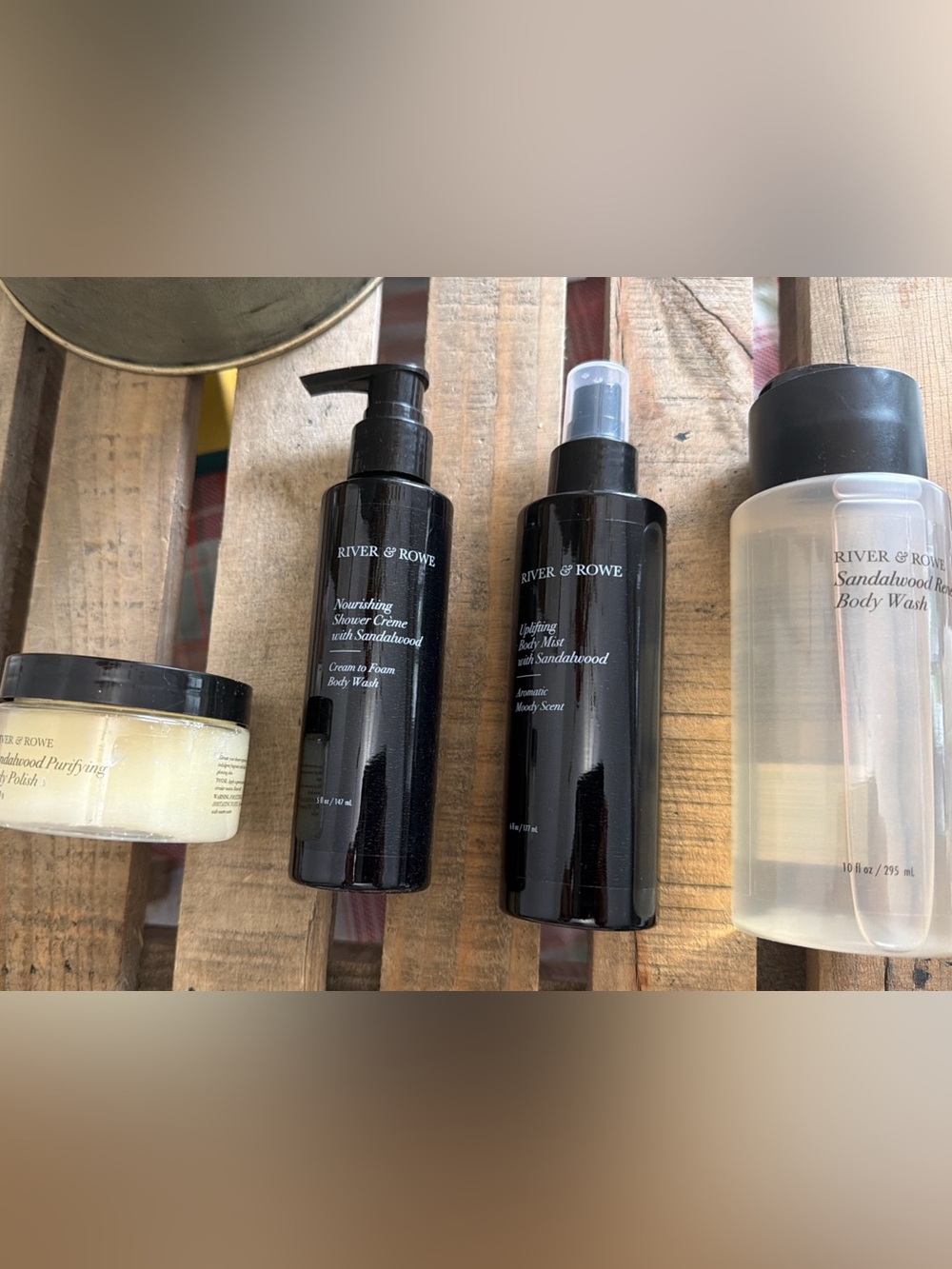 River & Rowe Sandalwood Bath Collection Set